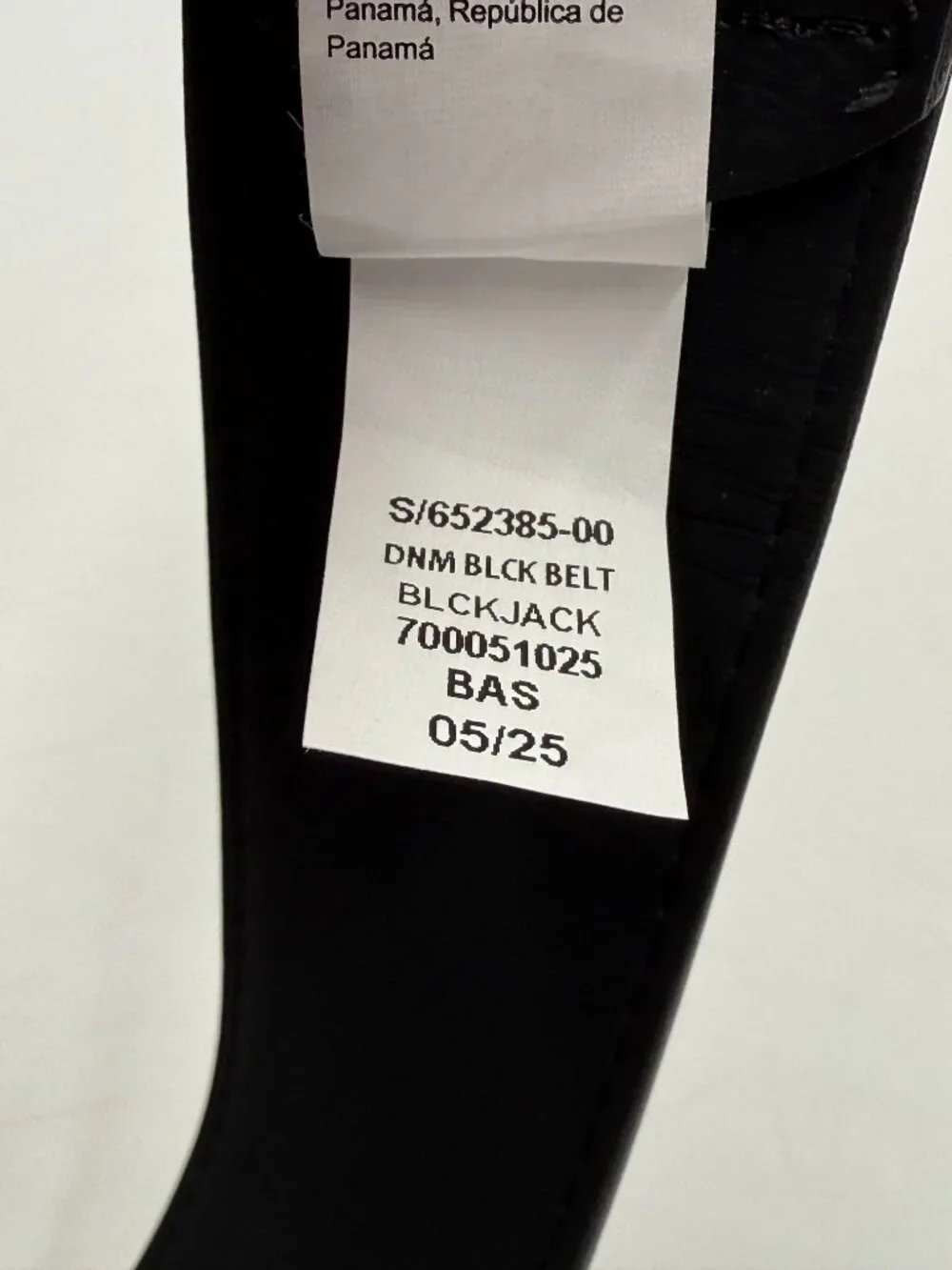 Old Navy Synthetic Leather Belt Size XL Black Buckle Dress Work 1.5
